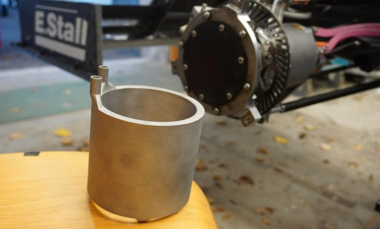 3D Printed Heat Exchangers Push E-Stall Formula Student Racecar