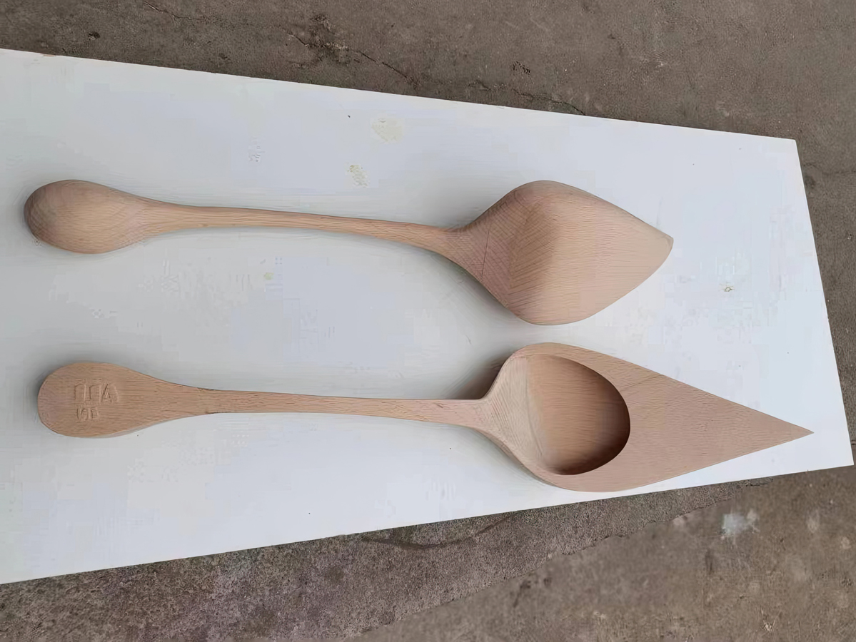 CNC-milled wooden scoop. Source: FacFox